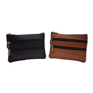 New COIN PURSE Credit Card Holder Multicolor Leather wallet